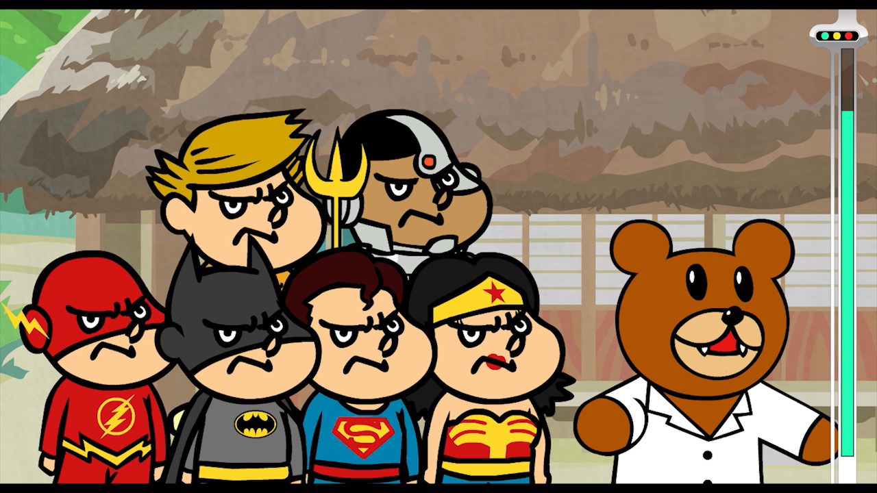「DCスーパーヒーローズvs鷹の爪団」