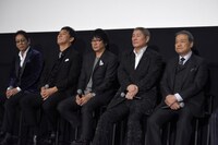 「アウトレイジ 最終章」初日舞台挨拶の様子。