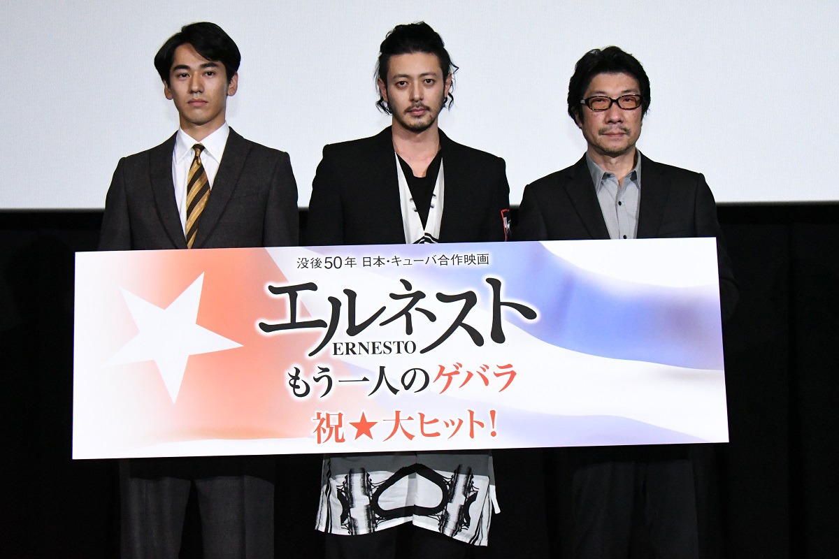 「エルネスト」舞台挨拶の様子。
