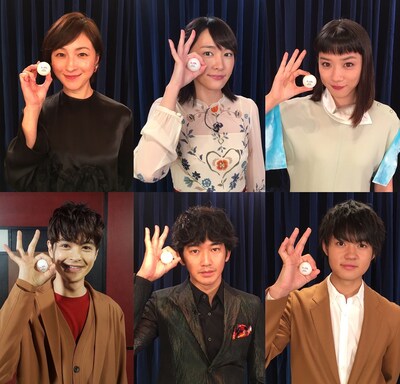 上段左から広末涼子、新垣結衣、永野芽郁。下段左から瀬戸康史、瑛太、佐野勇斗。