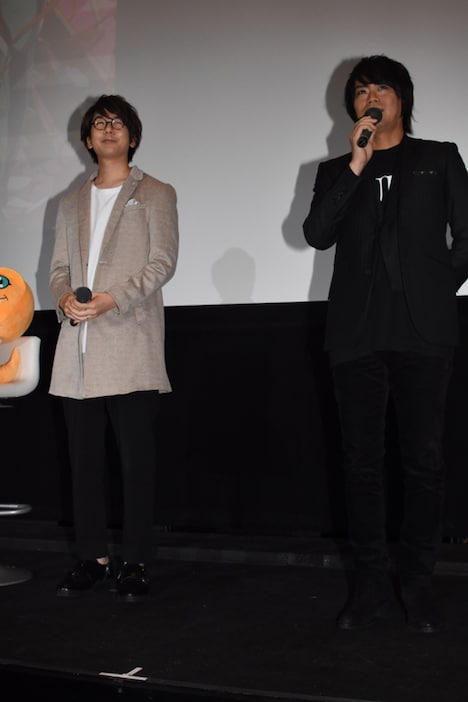 左から花江夏樹、浪川大輔。