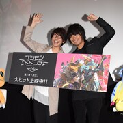 花江夏樹が浪川大輔の“失神”事件イジり倒す、「デジモンtri.」舞台挨拶