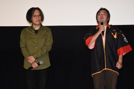 左から宮川彬良、福井晴敏。