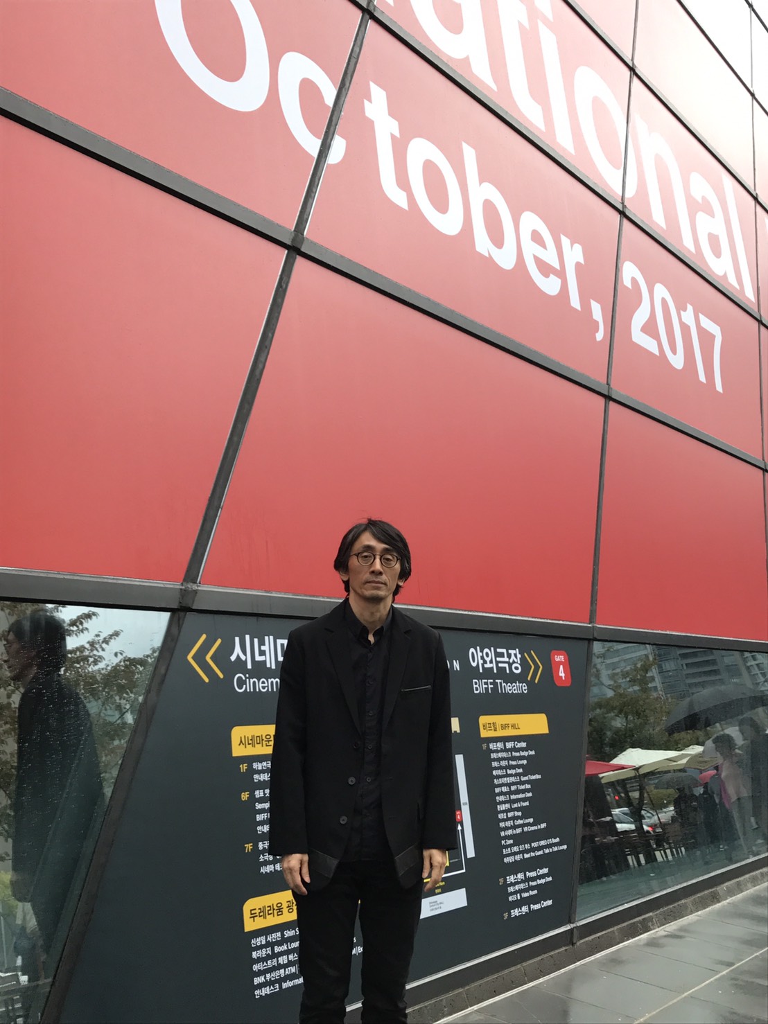 第22回釜山国際映画祭に参加した吉田大八。