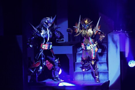 「仮面ライダーエグゼイド ファイナルステージ&番組キャストトークショー スペシャルバージョン」の様子。