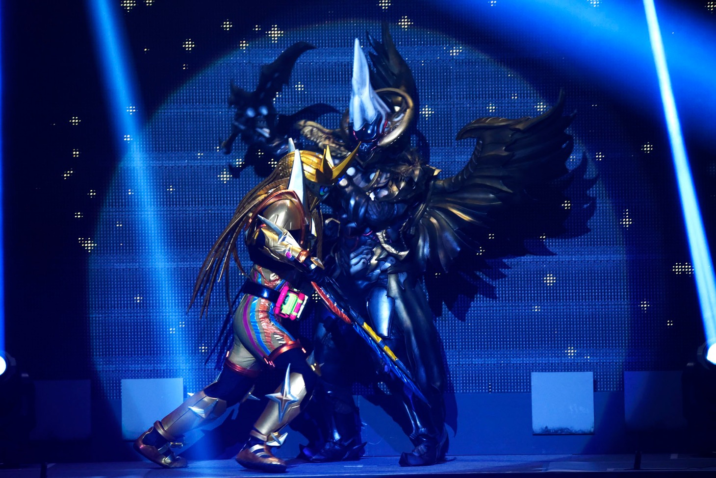 「仮面ライダーエグゼイド ファイナルステージ＆番組キャストトークショー スペシャルバージョン」の様子。