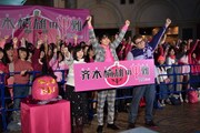 「斉木楠雄のΨ難」大ヒット祈願イベントの様子。