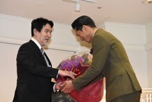 左から三船史郎、EXILE AKIRA。