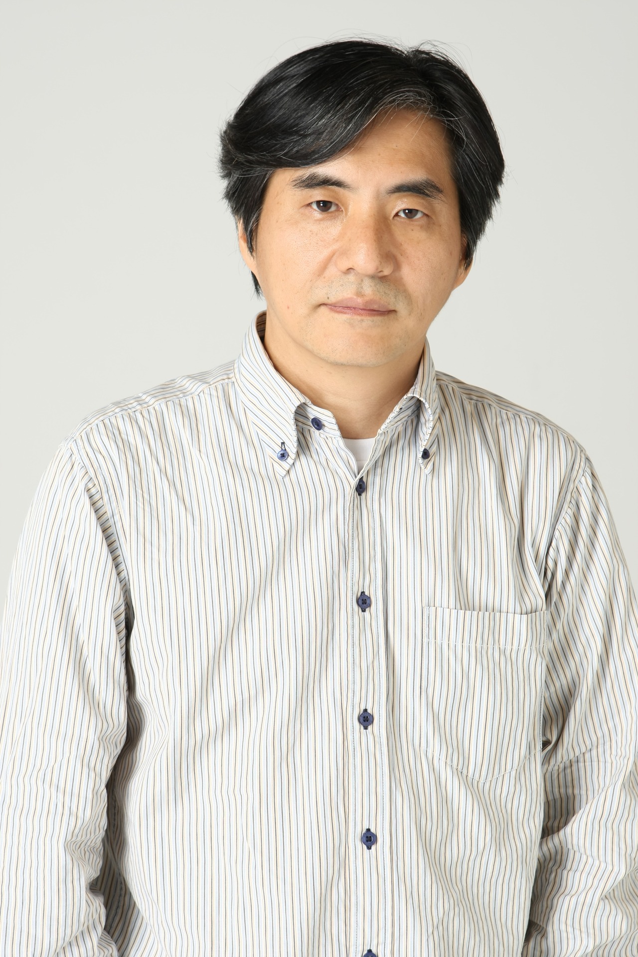 「映画クレヨンしんちゃん 嵐を呼ぶアッパレ！戦国大合戦」のトークショーに参加する、劇作家・脚本家の中島かずき。