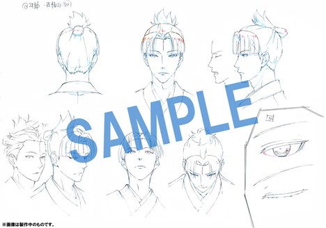 鳥海浩輔が声を当てる藤堂平助の設定ラフ画。