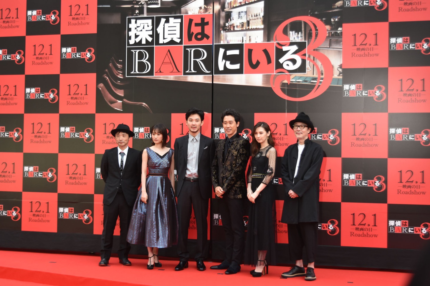 「探偵はBARにいる3」レッドカーペットイベントの様子。