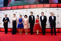 「写真甲子園 0.5秒の夏」のキャスト、スタッフたち。