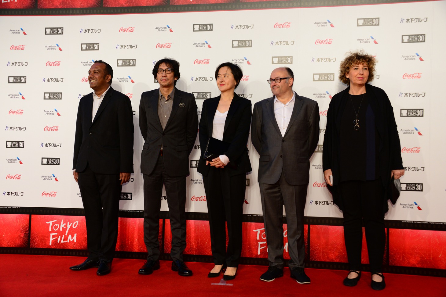 アジアの未来部門、日本映画スプラッシュ部門の審査員たち。