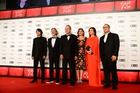 コンペティション部門の国際審査委員たち。