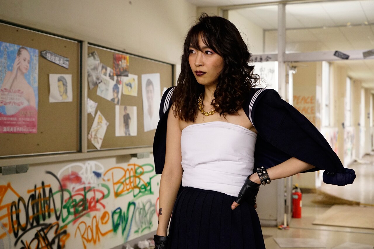 「炎の転校生REBORN」第4話ゲストの黒川芽以。