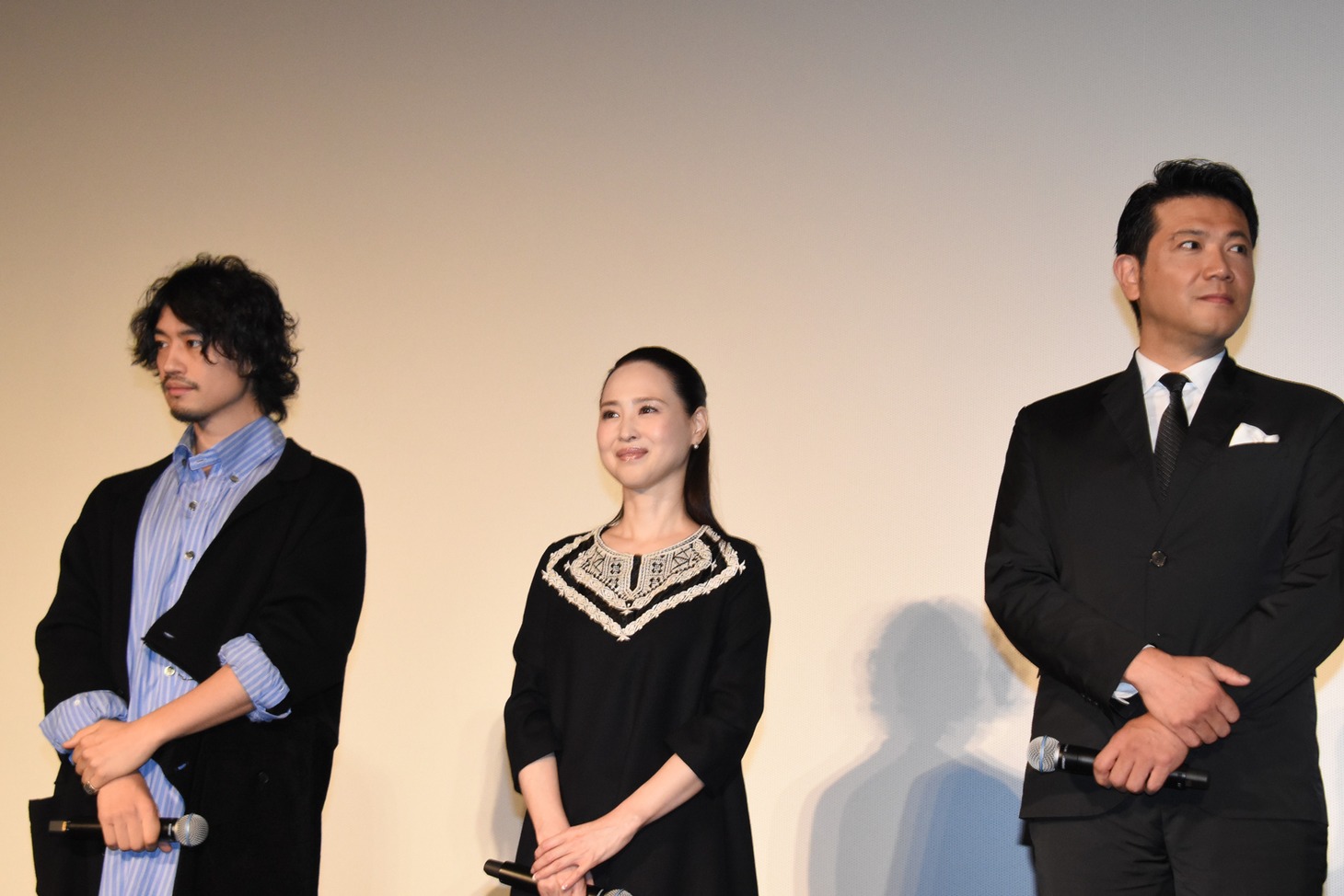 「ラーメンテー（仮題）」完成報告会の様子。