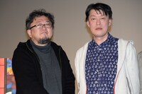 左から樋口真嗣、原恵一。