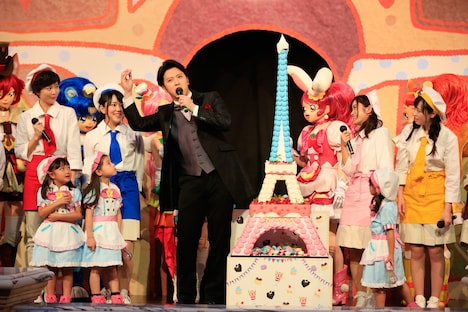 「映画キラキラ☆プリキュアアラモード パリッと！想い出のミルフィーユ！」完成披露イベントの様子。