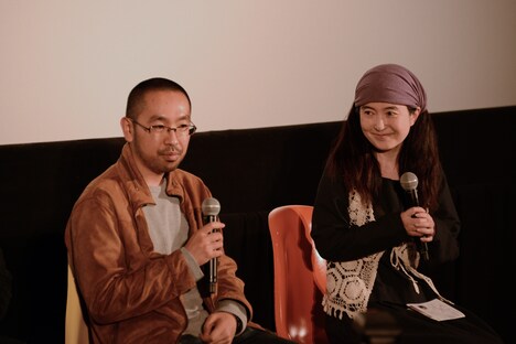 左から渡邉丞、落合千春。