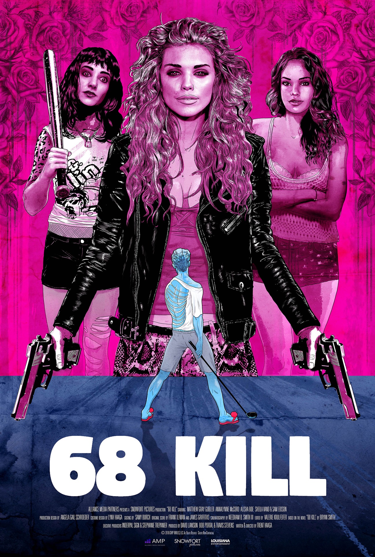 「68キル」海外版ポスタービジュアル (c)2016 CHIP THRILLS, LLC. ALL RIGHTS RESERVED CREDITS NON-CONTRACTUAL