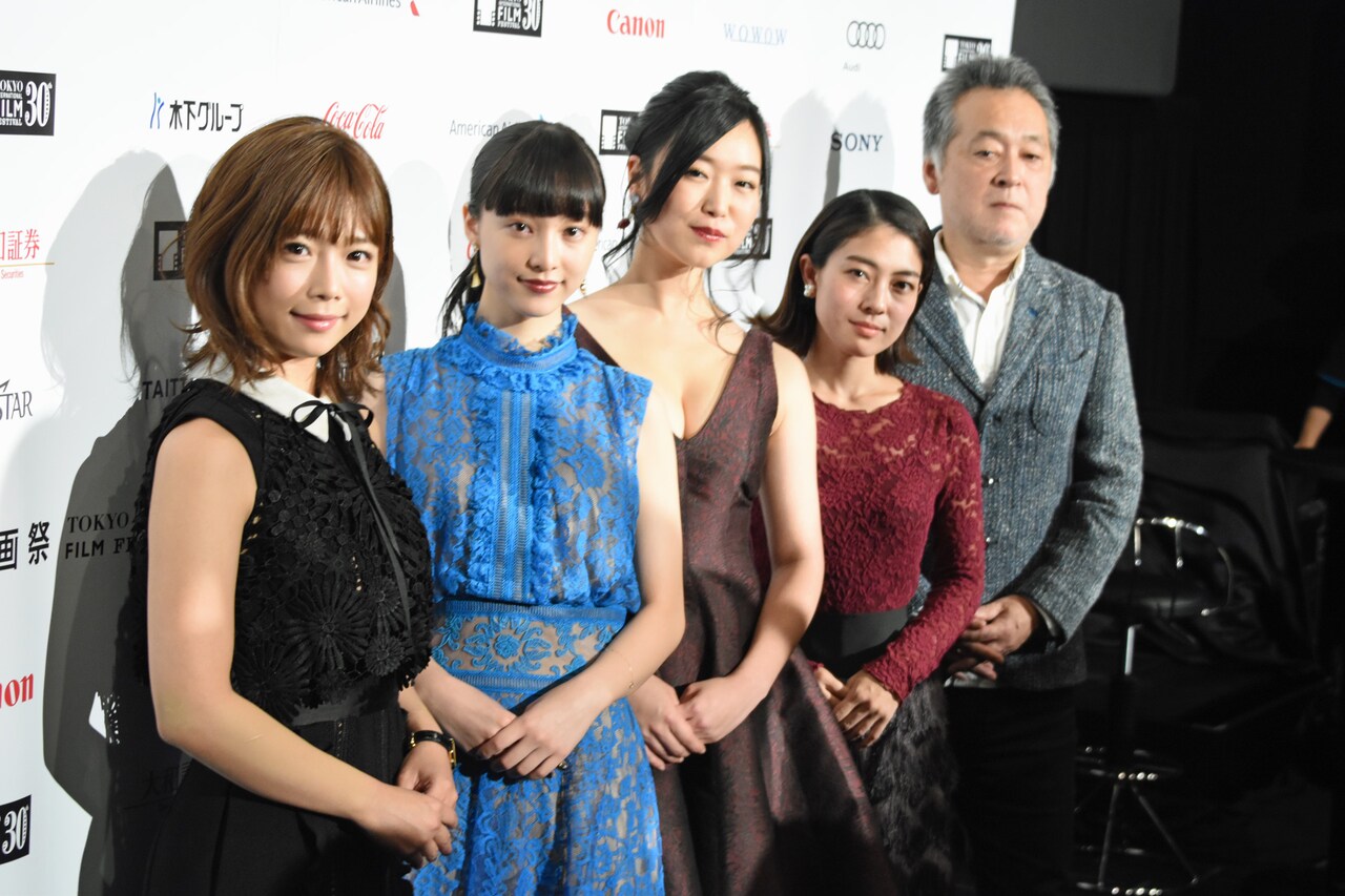 「最低。」舞台挨拶の様子。