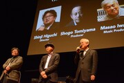 「『ゴジラ』シネマ・コンサート」の前に行われたトークショーの様子。