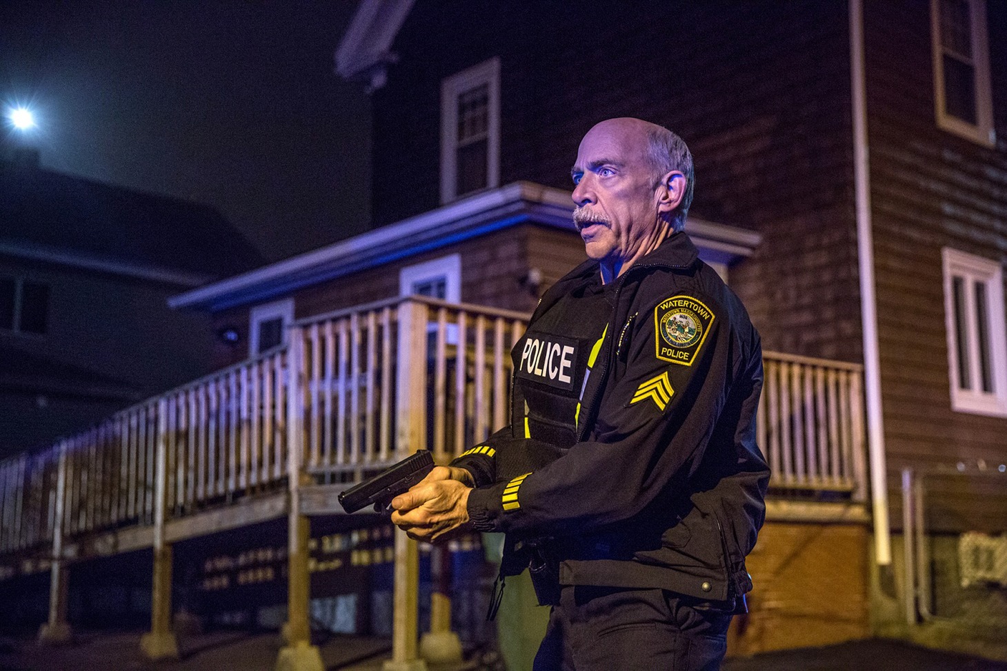 「パトリオット・デイ」より、J・K・シモンズ演じるジェフ・ピュジリーズ。