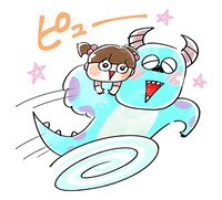 「モンスターズ・インク」LINEスタンプ