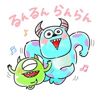 「モンスターズ・インク」LINEスタンプ