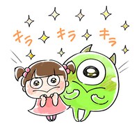 「モンスターズ・インク」LINEスタンプ