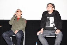 左から國村隼、樋口真嗣。