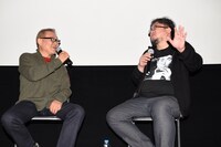 左から國村隼、樋口真嗣。