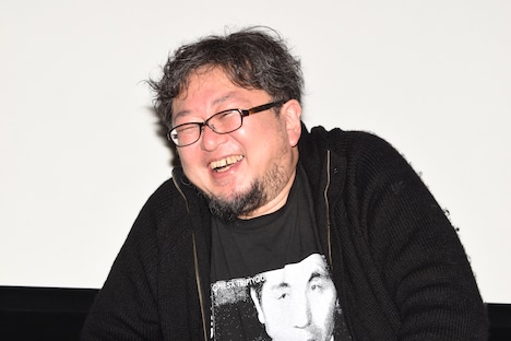 爆笑する樋口真嗣。