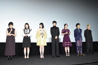 「氷菓」初日舞台挨拶の様子。