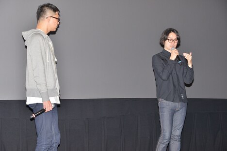 「アニメーションの音を聴く vol.2 映画『聲の形』-inner silence- ～牛尾憲輔氏 劇伴ライブ上映～」の様子。