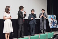 劇場版「Dance with Devils-Fortuna-」の初日舞台挨拶の様子。