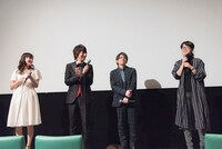 劇場版「Dance with Devils-Fortuna-」の初日舞台挨拶の様子。