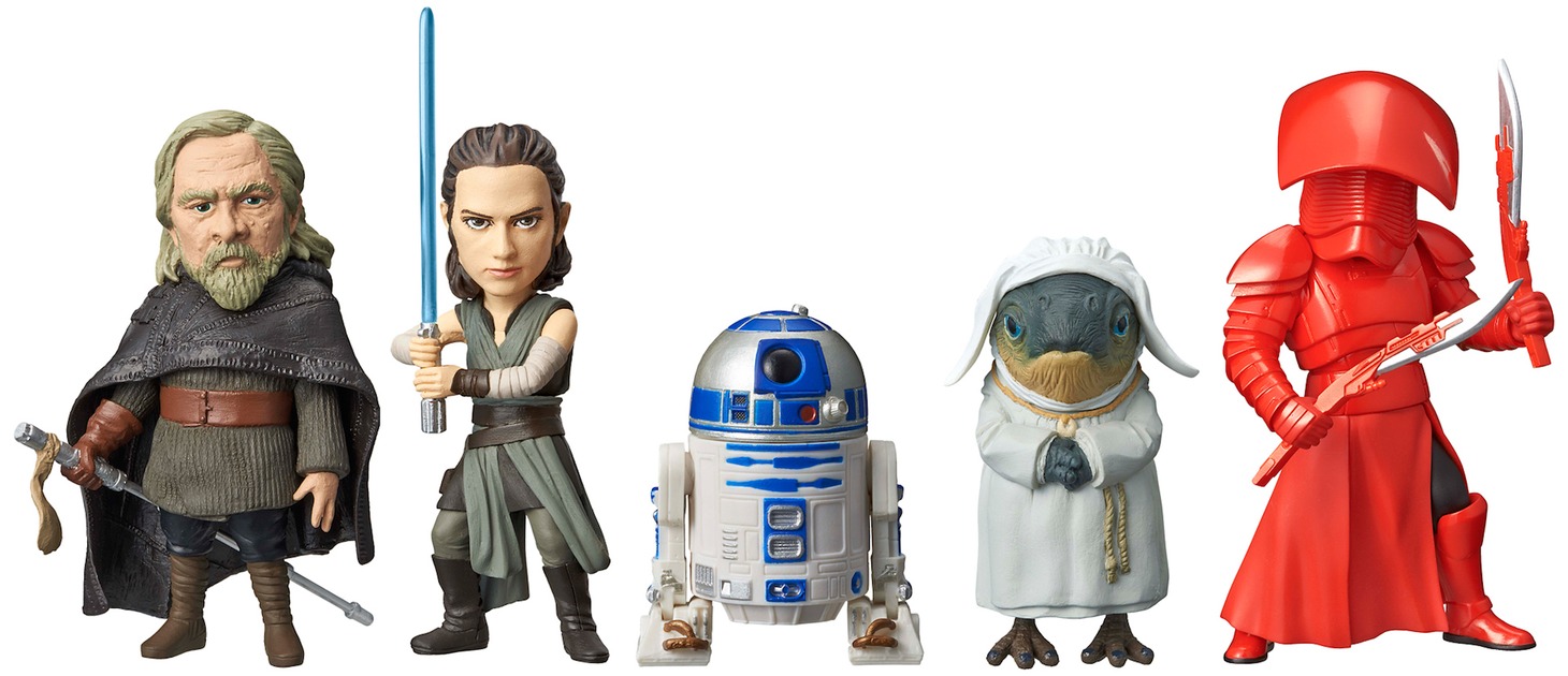 「スター・ウォーズ／最後のジェダイ」デフォルメフィギュア第1弾。