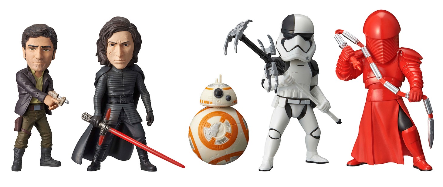 「スター・ウォーズ／最後のジェダイ」デフォルメフィギュア第2弾。