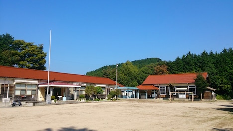 「天然コケッコー」のロケ地となった島根・旧後野小学校。