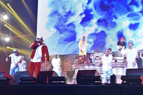 「PKCZ×HiGH&LOW 完成披露試写会＆PREMIUM LIVE SHOW」11月7日公演より。