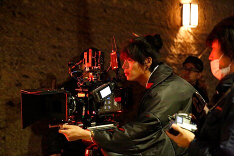 映画「曇天に笑う」メイキングカット