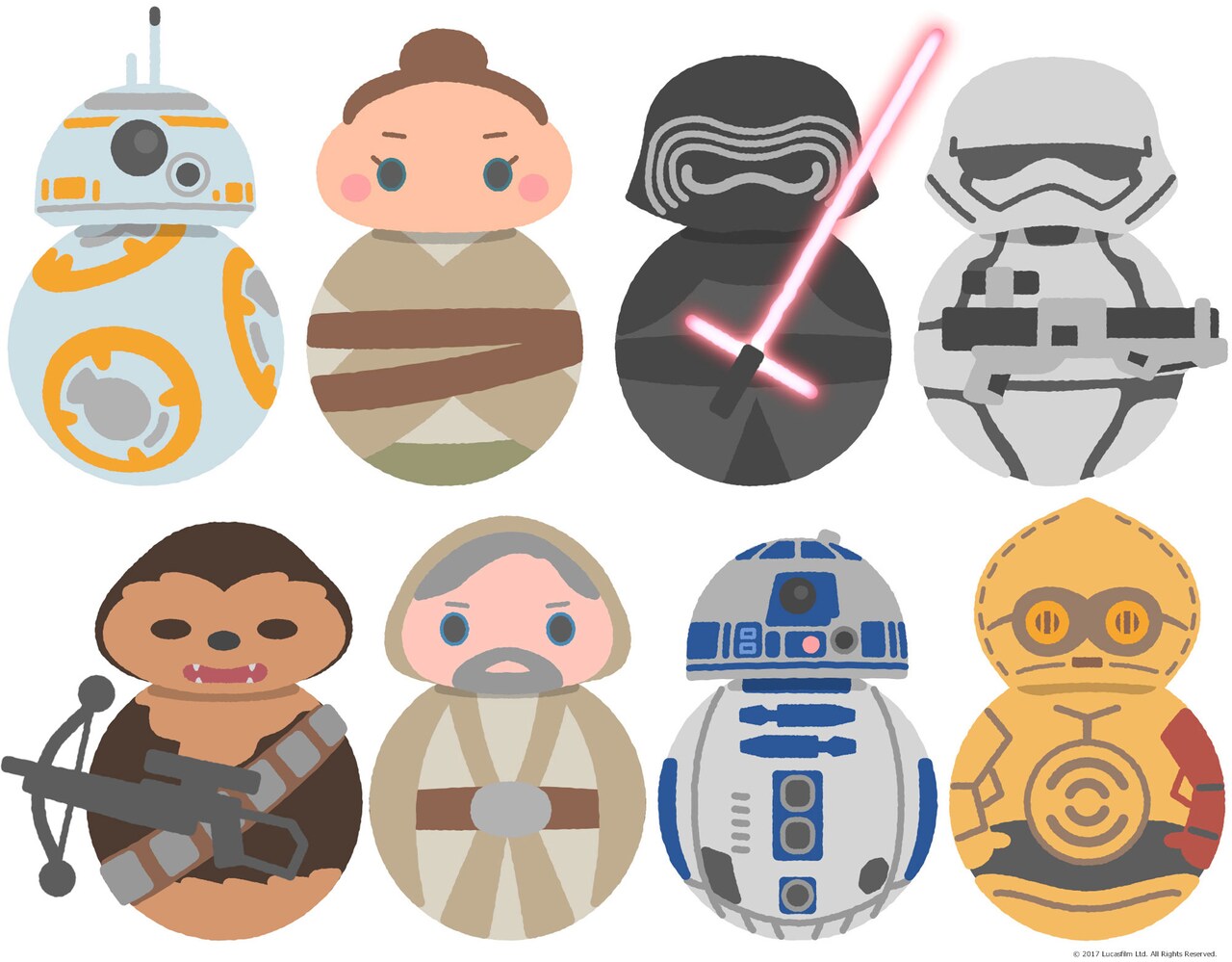 ルーカスフィルム公認！キャラが高速回転！SW「フォースの覚醒」おさらい映像