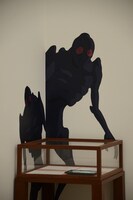 「新海誠展『ほしのこえ』から『君の名は。』まで」東京会場の様子。