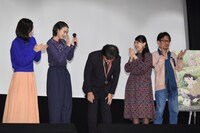 映画「この世界の片隅に」公開1周年を記念した舞台挨拶の様子。