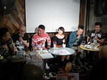 「映画『全員死刑』公開直前イベント 小林勇貴の『お前ら全員ぶっ殺う！』」の様子。