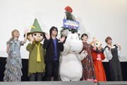 「ムーミン谷とウィンターワンダーランド」ジャパンプレミアの様子。