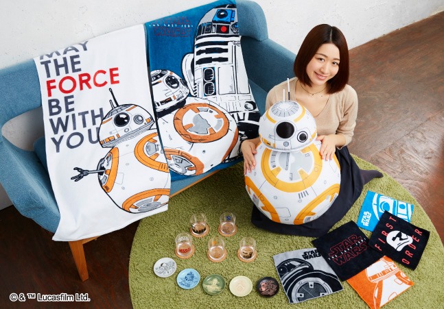 「一番くじ スター・ウォーズ／最後のジェダイ」の使用イメージ。