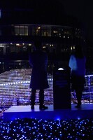 イルミネーション点灯の様子。