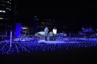 「ミッドタウン・クリスマス 2017」点灯式の様子。